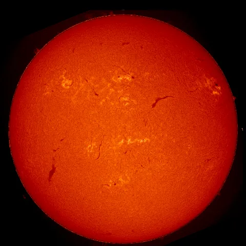 Image of Sun's chromosphere