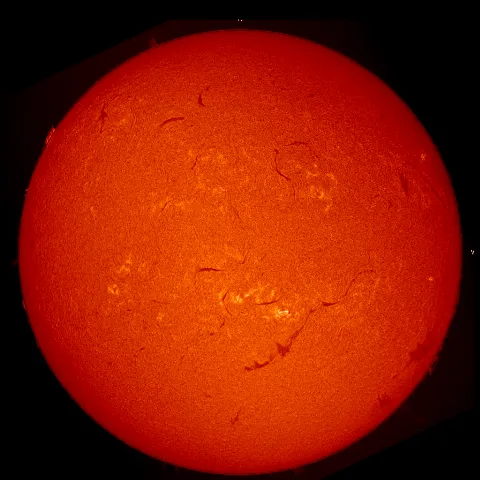 Image of Sun's chromosphere