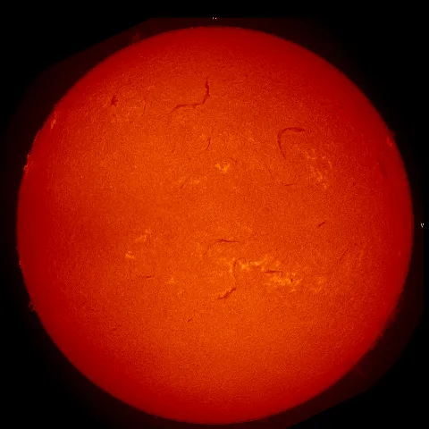 Image of Sun's chromosphere