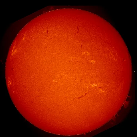 Image of Sun's chromosphere