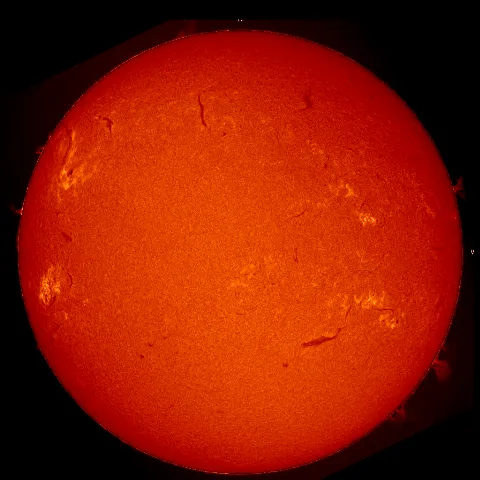 Image of Sun's chromosphere