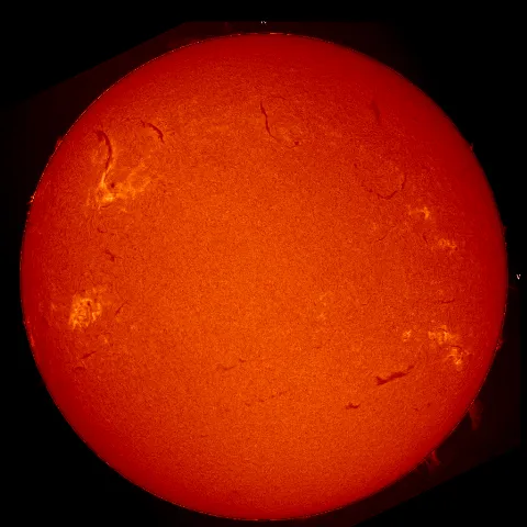 Image of Sun's chromosphere