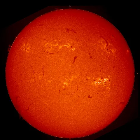 Image of Sun's chromosphere