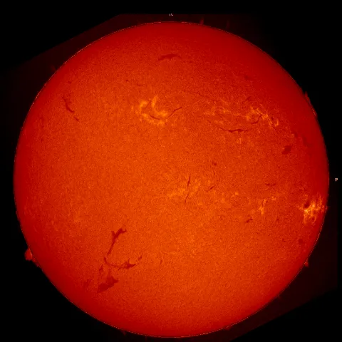 Image of Sun's chromosphere