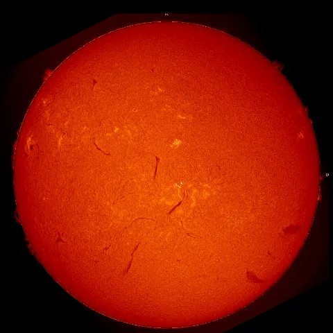 Image of Sun's chromosphere