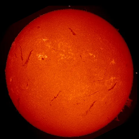 Image of Sun's chromosphere