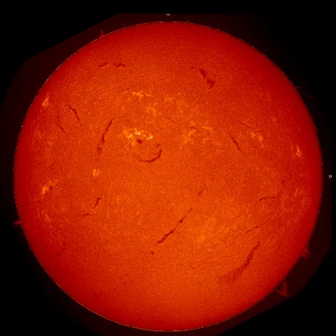 Image of Sun's chromosphere