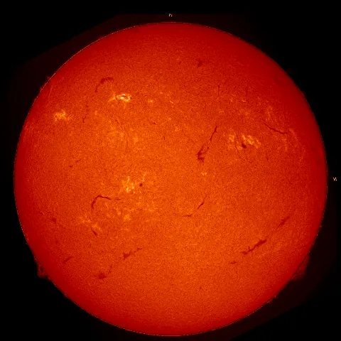 Image of Sun's chromosphere