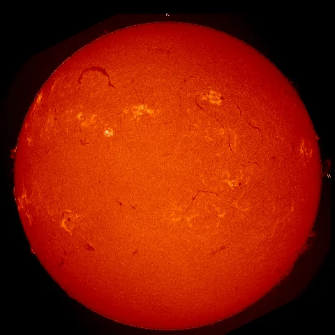 Image of Sun's chromosphere