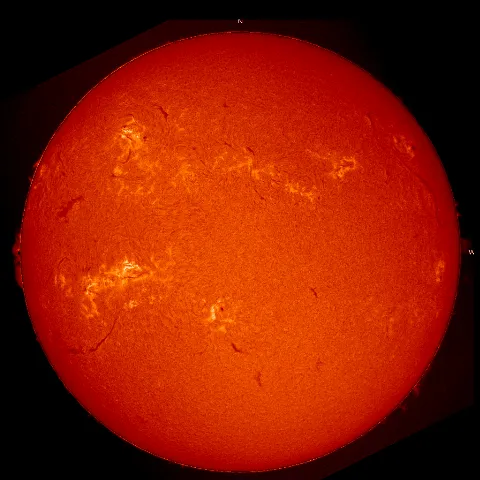 Image of Sun's chromosphere