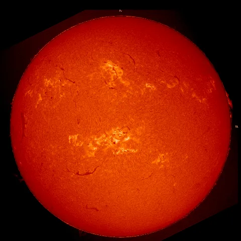 Image of Sun's chromosphere