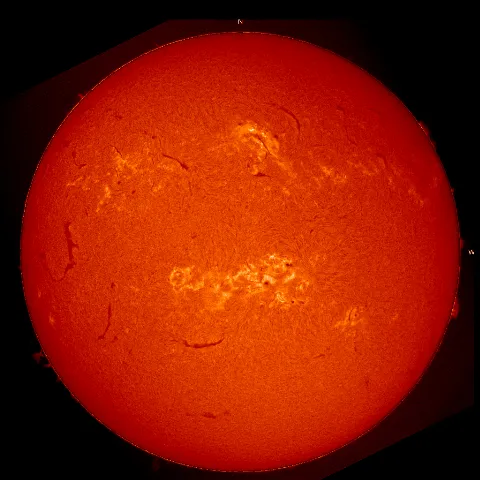 Image of Sun's chromosphere