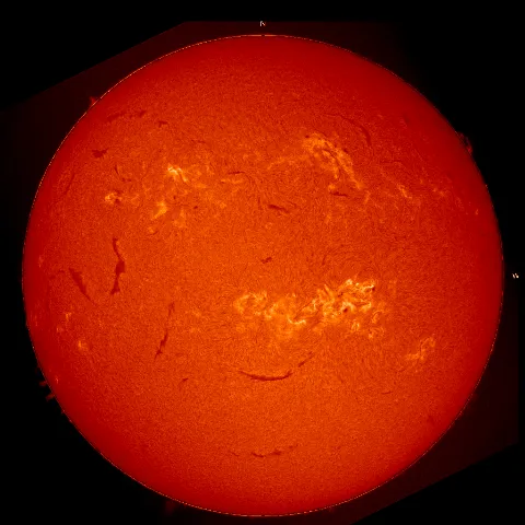 Image of Sun's chromosphere