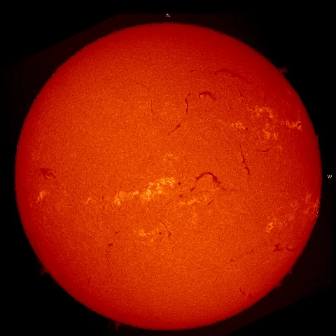 Image of Sun's chromosphere