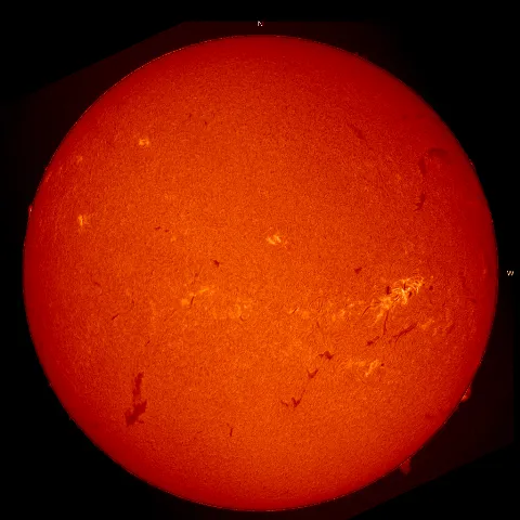 Image of Sun's chromosphere