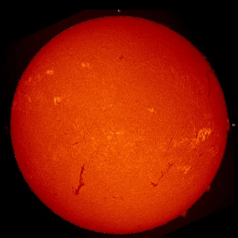 Image of Sun's chromosphere