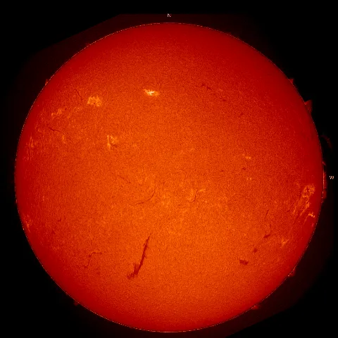 Image of Sun's chromosphere