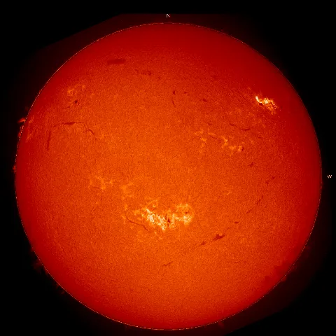 Image of Sun's chromosphere