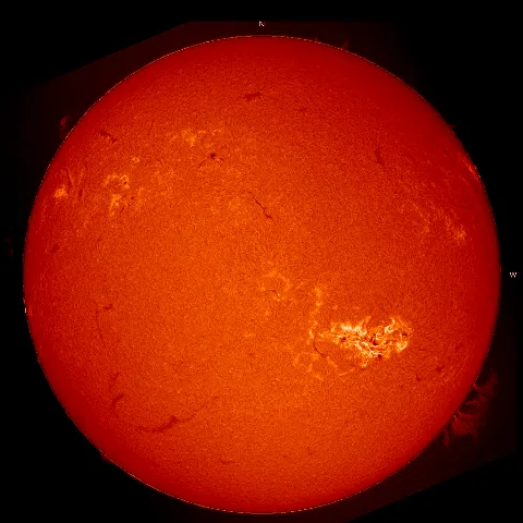 Image of Sun's chromosphere