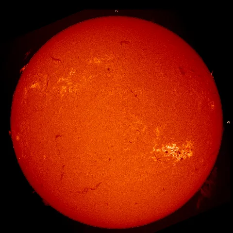 Image of Sun's chromosphere