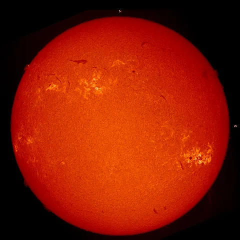 Image of Sun's chromosphere