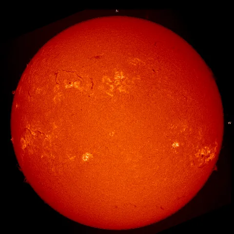 Image of Sun's chromosphere