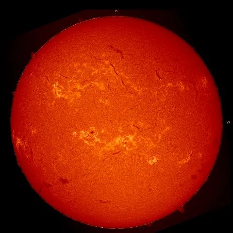 Image of Sun's chromosphere