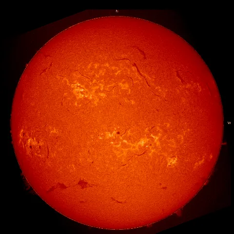 Image of Sun's chromosphere