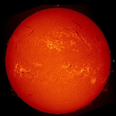 Image of Sun's chromosphere