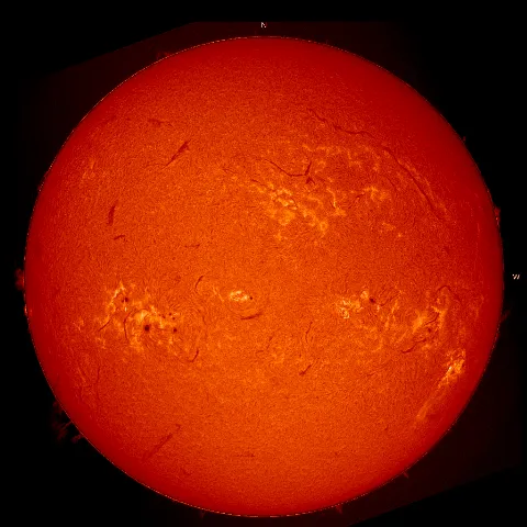 Image of Sun's chromosphere