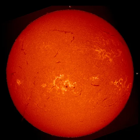 Image of Sun's chromosphere