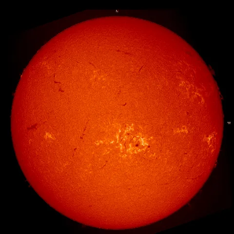 Image of Sun's chromosphere