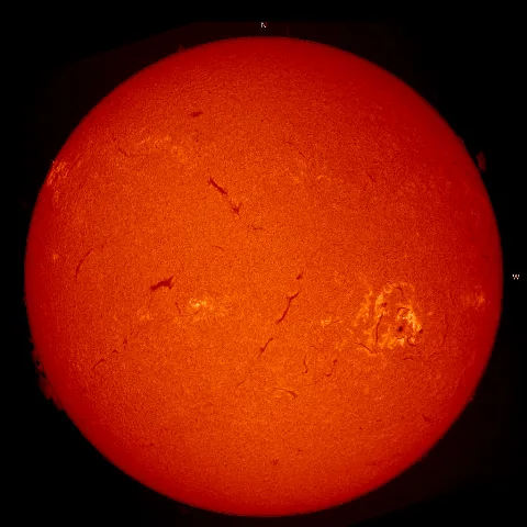 Image of Sun's chromosphere