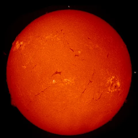 Image of Sun's chromosphere