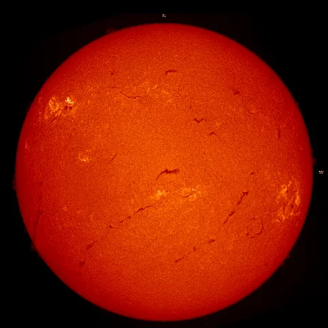 Image of Sun's chromosphere