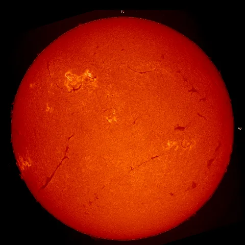 Image of Sun's chromosphere