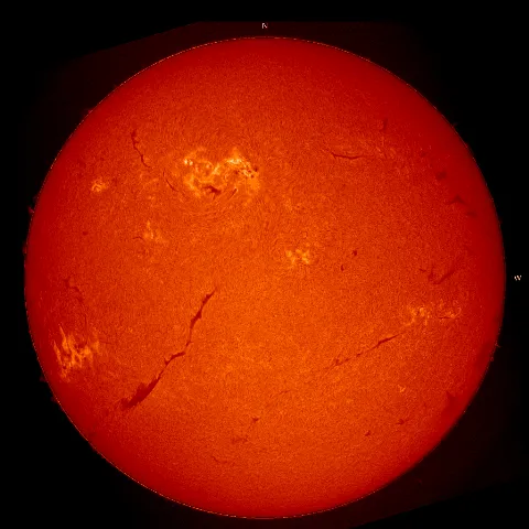 Image of Sun's chromosphere