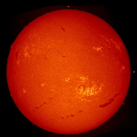 Image of Sun's chromosphere