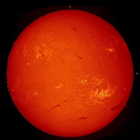 Image of Sun's chromosphere