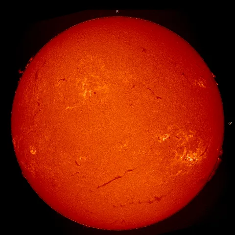 Image of Sun's chromosphere