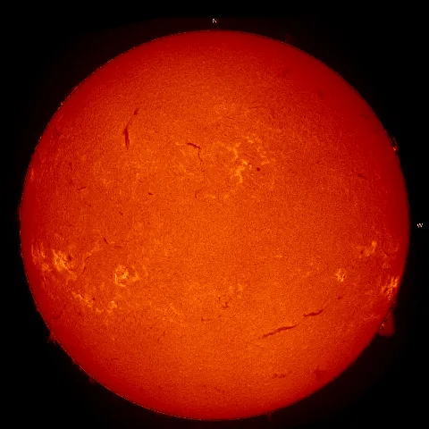 Image of Sun's chromosphere