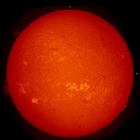 Image of Sun's chromosphere