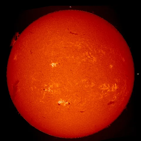 Image of Sun's chromosphere