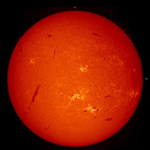 Image of Sun's chromosphere