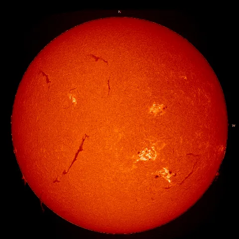 Image of Sun's chromosphere