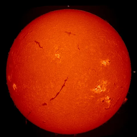 Image of Sun's chromosphere