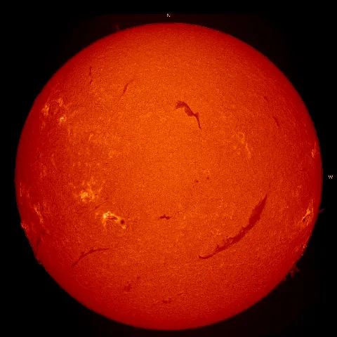 Image of Sun's chromosphere