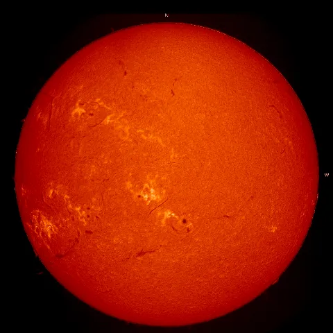 Image of Sun's chromosphere