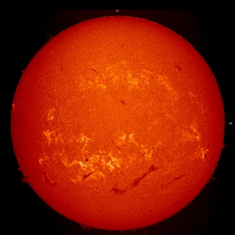 Image of Sun's chromosphere