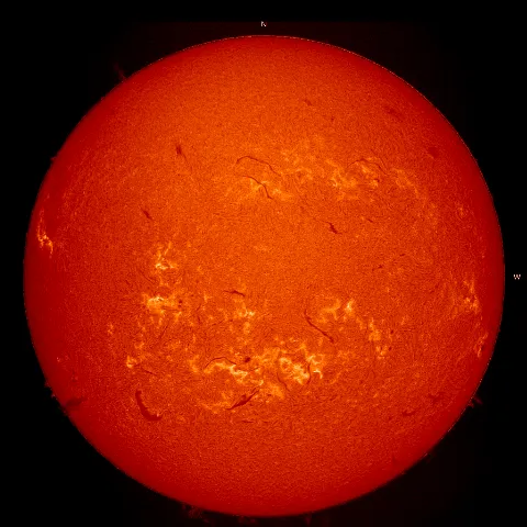 Image of Sun's chromosphere